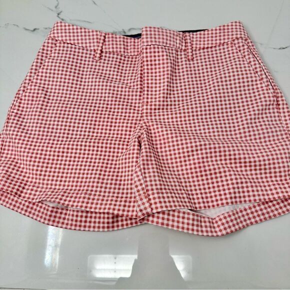 Tommy Hilfiger Gingham Chino Shorts- Size 2 - Picture 1 of 7